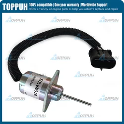 12V 6691498 Fuel Shutoff Solenoid For Bobcat 6691498 325 328 329 331 334 335 337 341 425 428 1503ES-12A5UC4S 1G925-60011