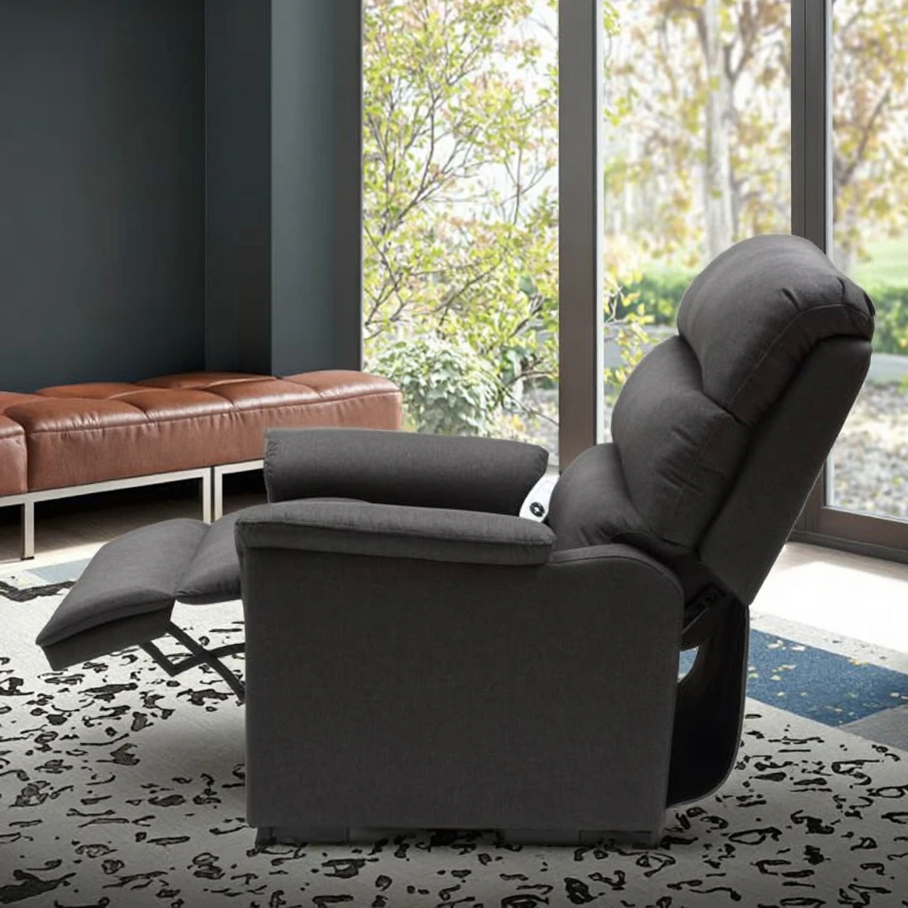 أريكة كرسي كهربائي على الطراز الأوروبي مع وظيفة رفع سلسة، كرسي رفع مريح لغرفة المعيشة، رعاية المسنين، كرسي رفع مستلق #5