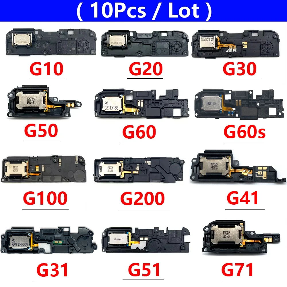 

10 шт., гибкий кабель громкоговорителя Buzzer Ringer для Motorola Moto G100 G10 G30 G51 G41 G50 G71 5G G200 G60 G20 G31 G60s