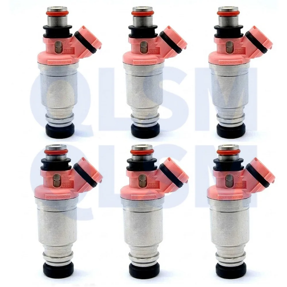

6PCS 23250-74080 2325074080 23209-74080 Fuel Injector Flow Matching Kit for Toyota Camry, RAV4, Solara, Celica 2.2L 5SFE Engines