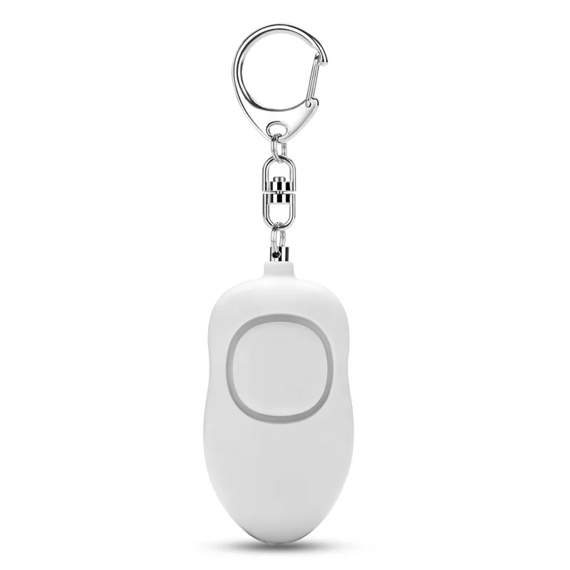 6Colors Rechargeable Personal Alarm 140db Wolf Protector Strong Light Flashlight LED Light Women Self Defense Keychain Security