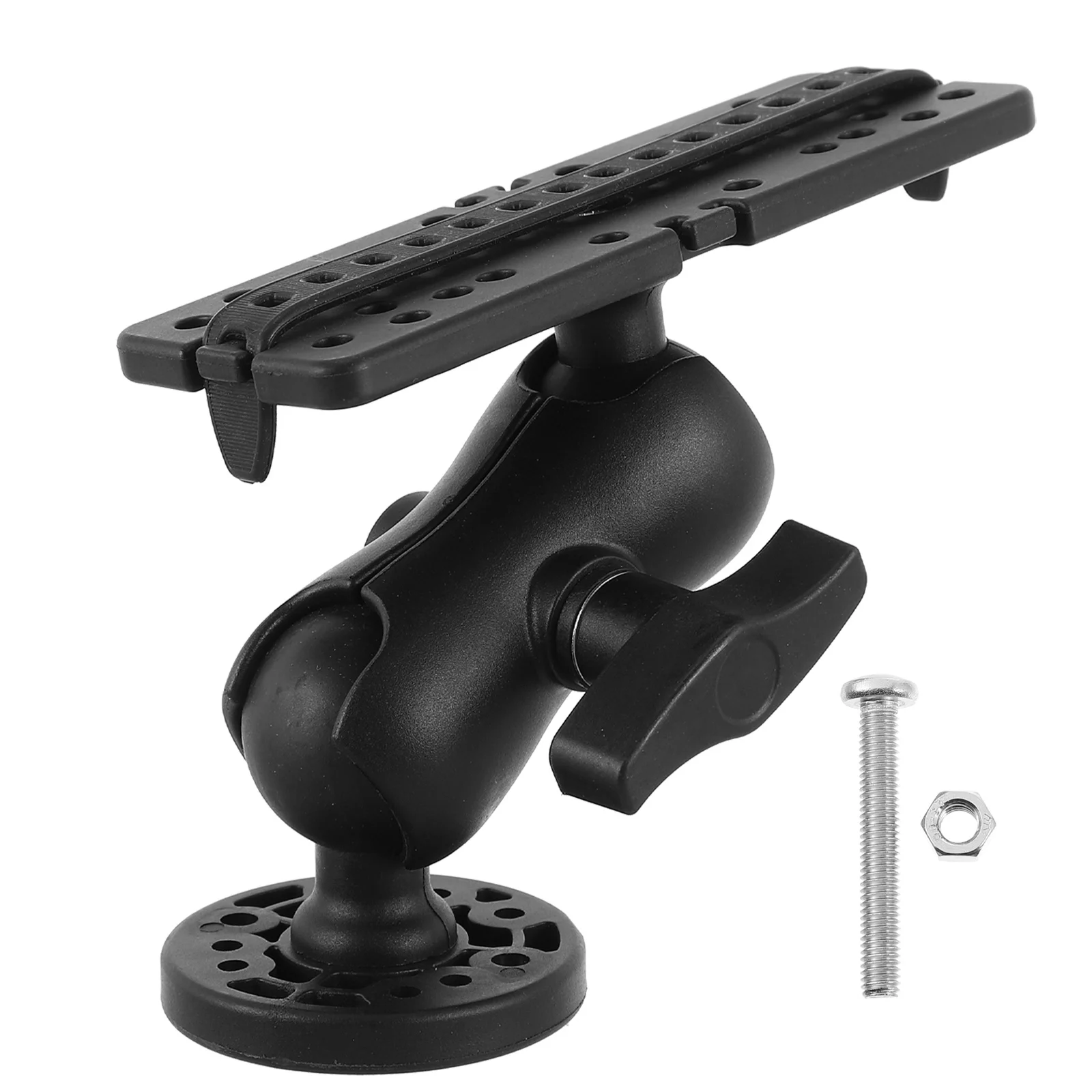 1 セットのフィッシュマウントプレミアム ABS 素材ユニバーサルカヤックボートホルダータブレット用回転耐摩耗性多機能