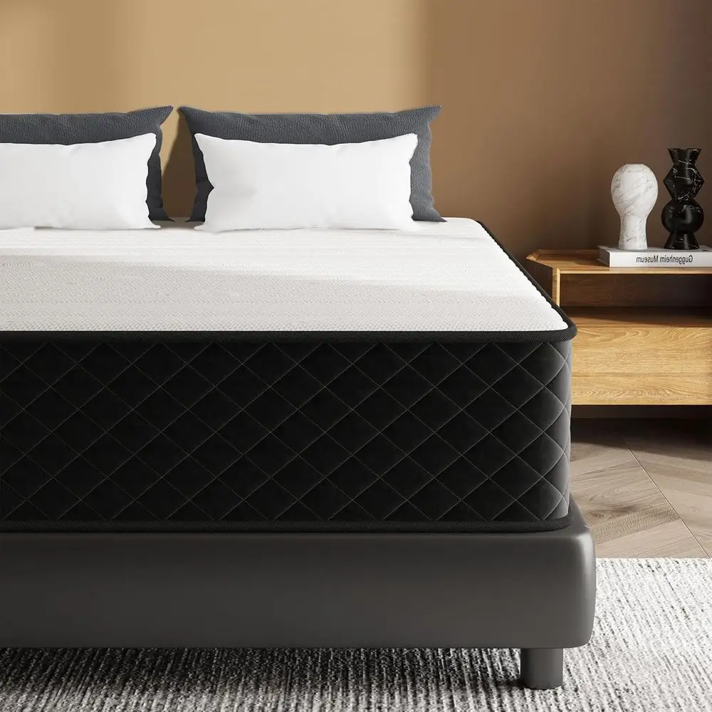 

14-Inch Medium Firm Hybrid Mattress with Pocketed Springs and Memory Foam, Boxed