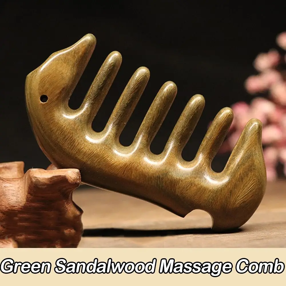 

Hair Loss Face Eye Shoulder Neck Blood Circulation Hair Care Tool Scalp Massage Brush Wide Teeth Hair Comb Wooden Massage Comb