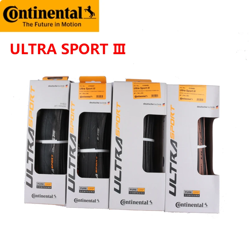 Continental ULTRA SPORT III pour vélo de route pneu de vélo pliant Anti-crevaison pneus de vélo 700x23c/700x25c/700x28c Original