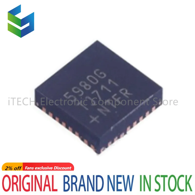 1pcs/lot MAX5980GTJ+T MAX5980G 5980G QFN-32 New In Stock