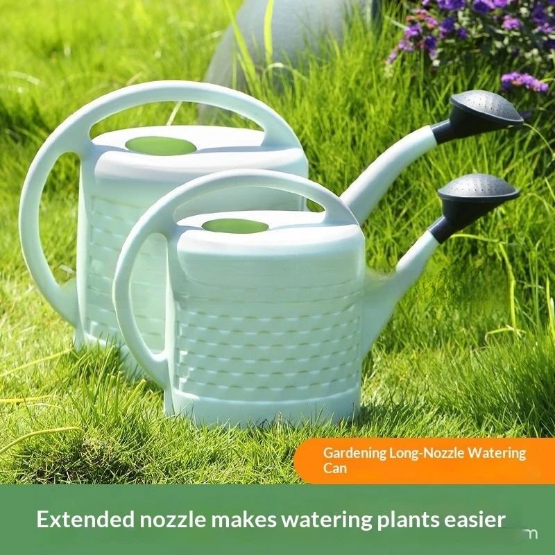 Large Capacity Long Nozzle Garden Hose Sprayer Plastic Watering Can for Flowers And Vegetables Plant Care Drenching Sprinkler