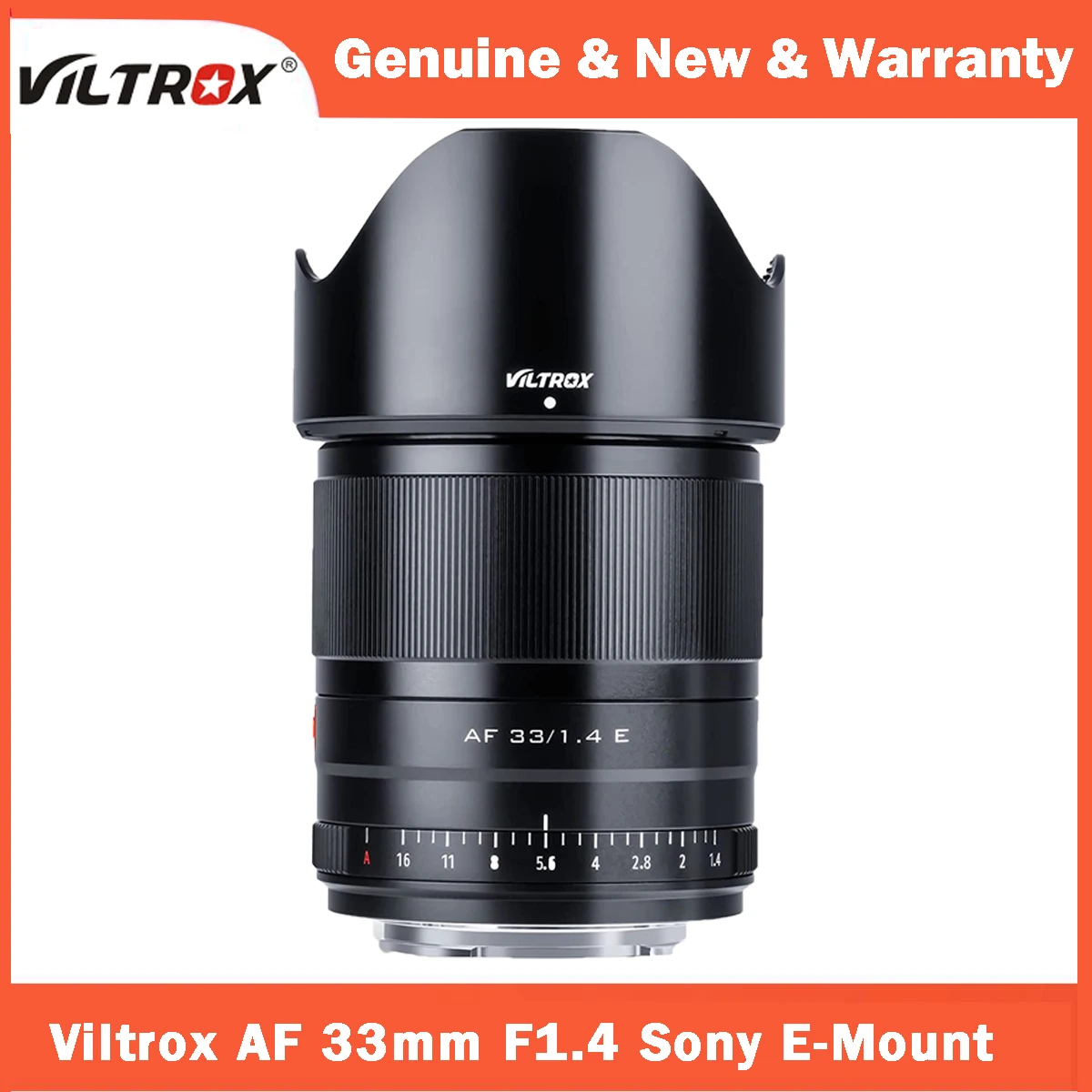 Viltrox 23mm 33mm 56mm F1.4 Sony E Mount Groot Diafragma Portret APS-C AF Lens voor Sony E-Mount ZV-E10 a7 a6600 A7R A7IV A9II - afbeelding 1