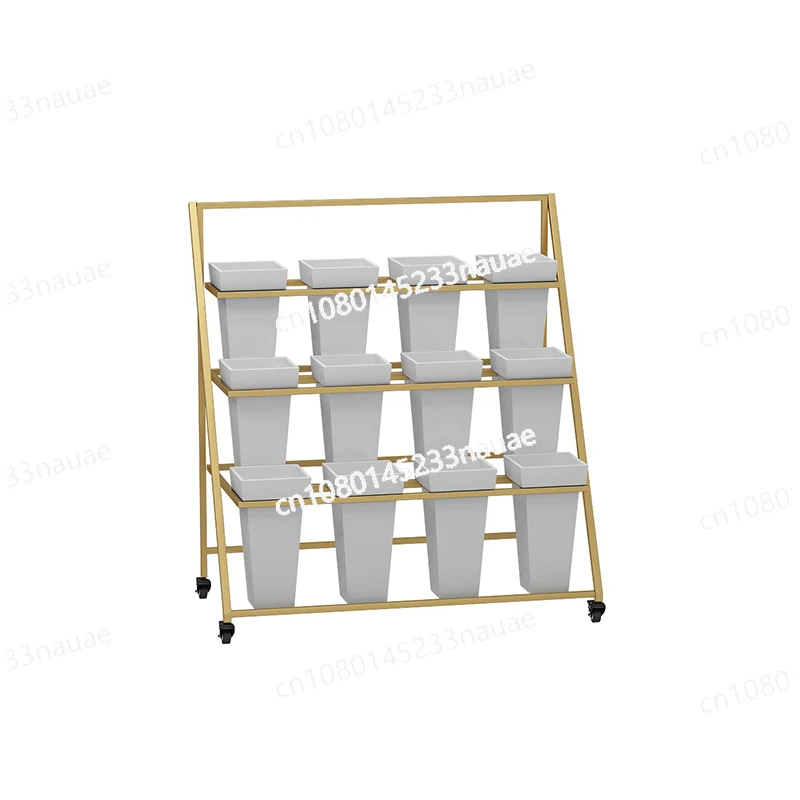 

Folding Flower Rack, Movable Staircase, Multi-layer Rack, Iro Shop Bucket Display