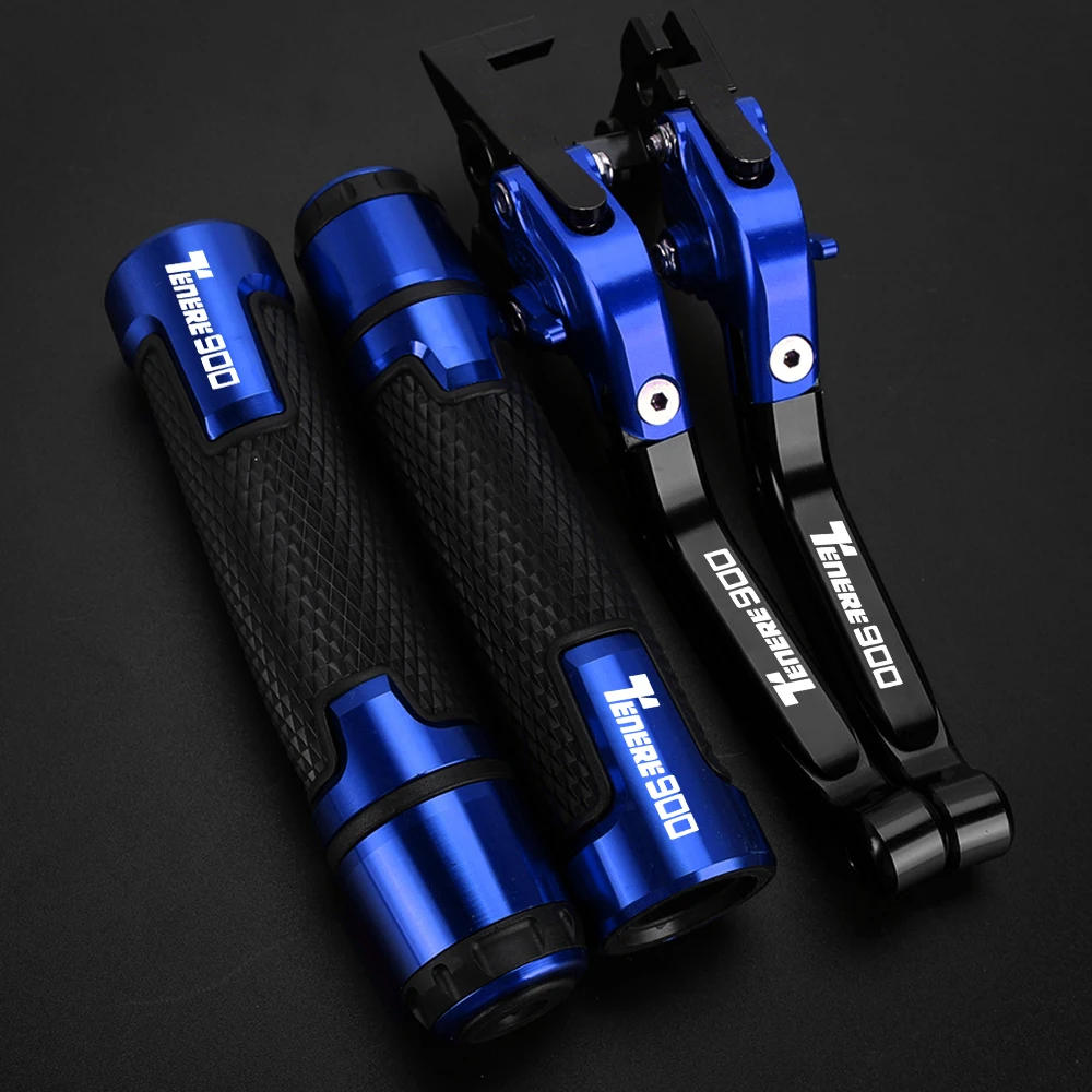 

FOR YAMAHA TENERE900 2019-2021 2020 TENERE 900 Motorcycle Adjustable Foldable Brake Clutch Levers Handle Handlebar Grips Ends