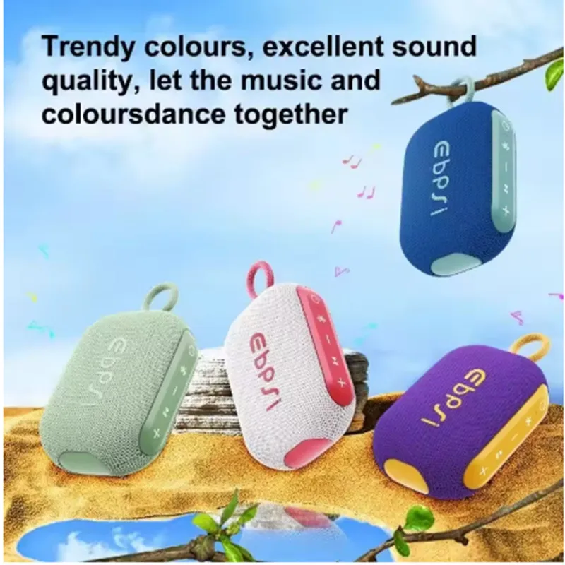 

Outdoor Subwoofer Waterproof Mini Audio System Handheld Bestseller Caixa De Son New 4GO High-quality Portable Bluetooth Speaker