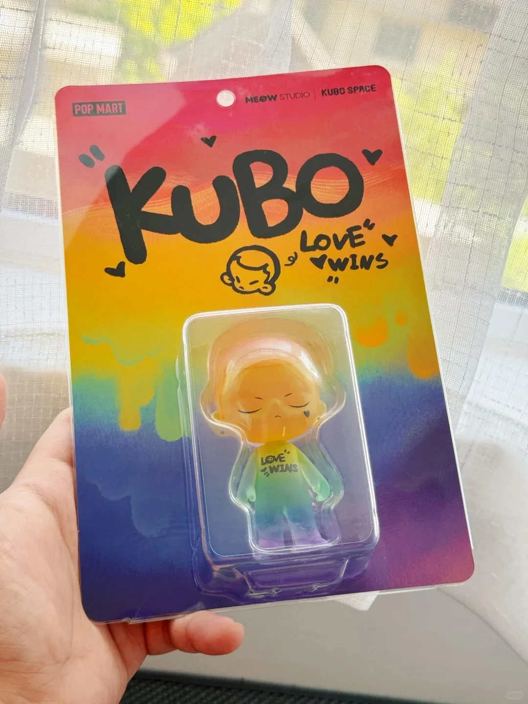 POP MART Authentic Kubo Hanging Card Series Action Figures Love
