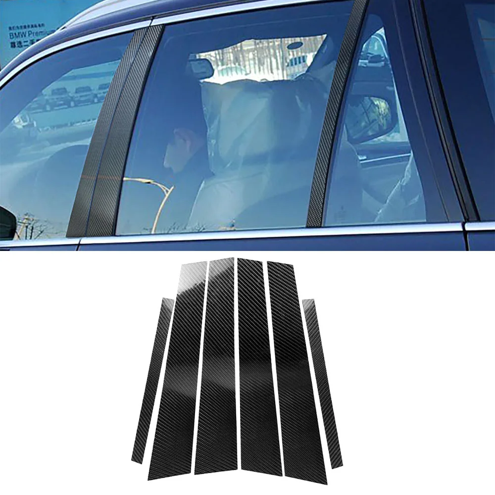 B Pillar Decoration Cover Trim Sticker Decal for BMW 3 Series E46 1999 2000 2001 2002 2003 2004 Car Exterior Accessories