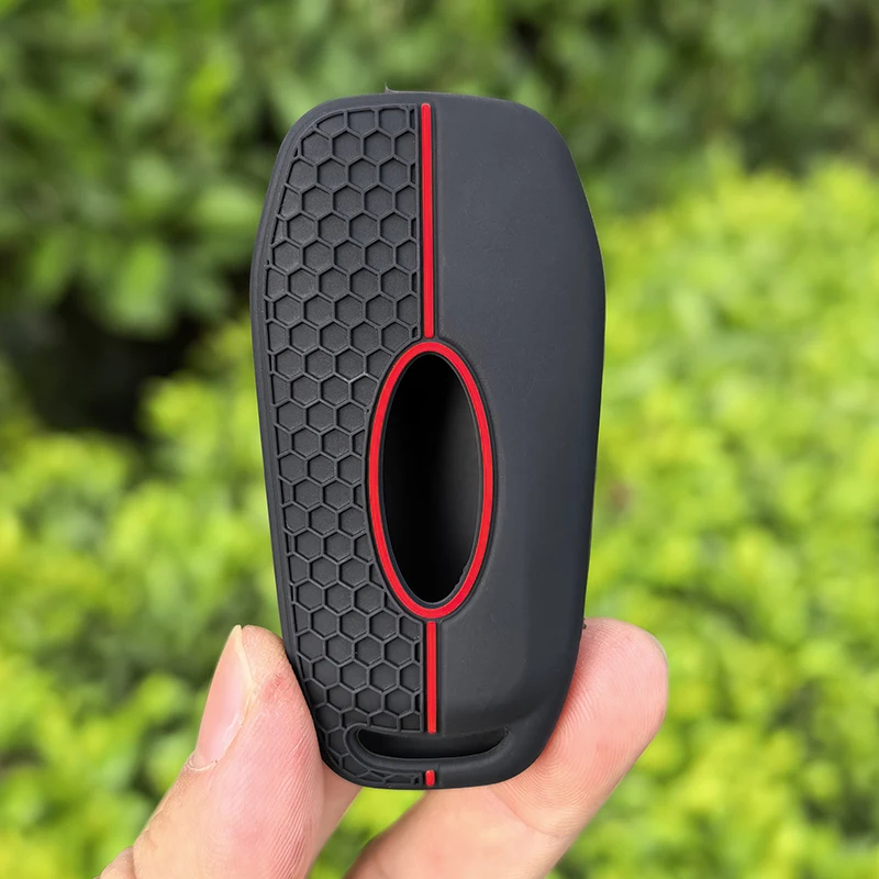 Silicone Car Remote Control Keyless Entry Fob Case Cover Key Holder For Ford Fusion Ka GM 2020 2014 2015 2016 2018 view 5