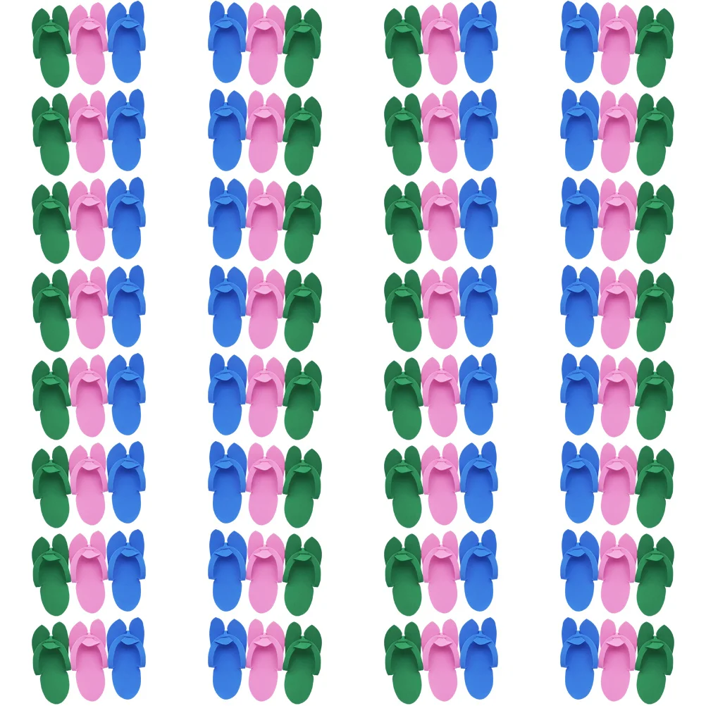 نعال رغوة إيفا المضادة للانزلاق ، صنادل للاستعمال مرة واحدة ، نعال الضيوف ، الصالون ، سبا قدم الأظافر ، بكميات كبيرة ، 48 زوجًا