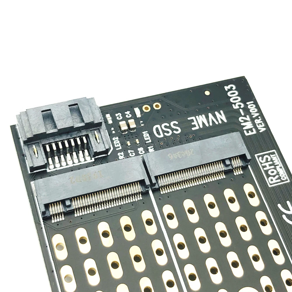 Adapter PCI Express PCIE do M2 NVME SATA M.2 SSD Adapter PCIE NVME/SATA M2 PCI E Adapter SSD M2 do SATA PCI-E Card M Key + B Key