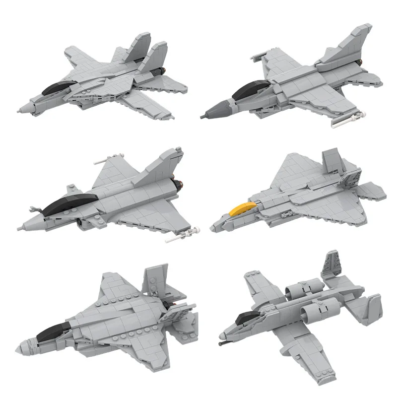MOC building blocks toy miniature aircraft model creative display item holiday gift for boys' birthday