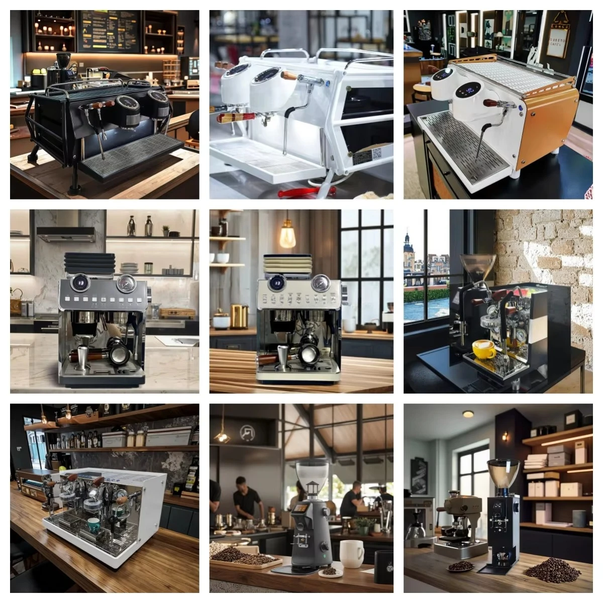 Moedor de café elétrico profissional de dose única automático com liga de alumínio portátil para uso doméstico moagem de milho premium