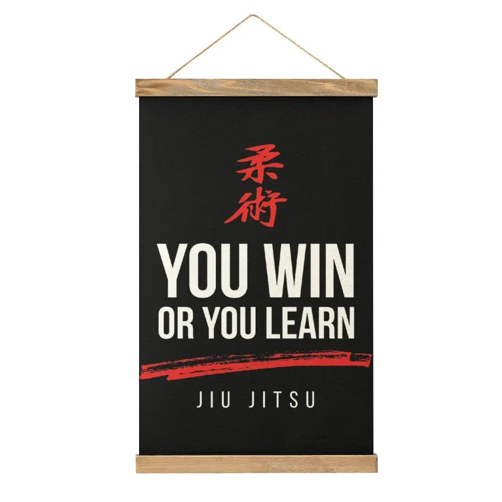 

Funny Graphic You Win Or You Learn Jiu Jitsu Essential T Canvas Hanging Picture Craft Decoration Humor Graphic Bedroom Picture