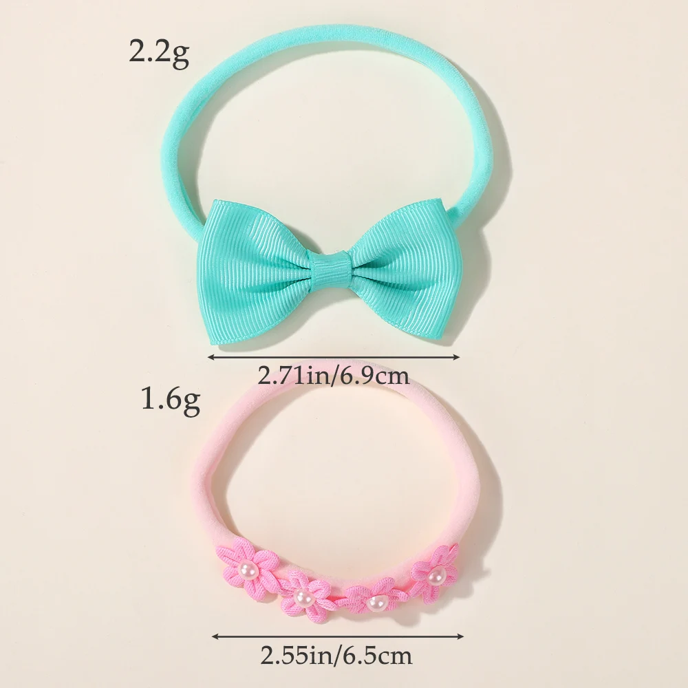 15Pcs/Set Cute Soft Bowknot Headband for Baby Girls Elastic Flower Bows Hairband Infant Toddler Kids Headwear Hair Accessories image 2