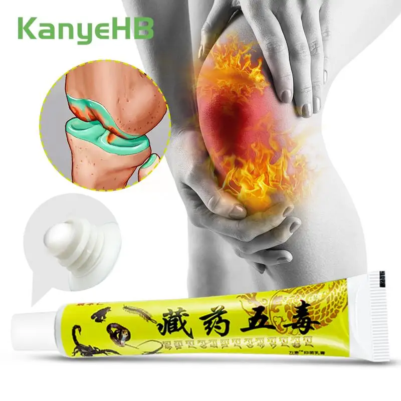 

1Pcs Knee Pain Herb Cream Muscle Strain Meniscus Sprain Medical Plaster Arthritis Rheumatoid Joints Analgesic Ointment Care S002