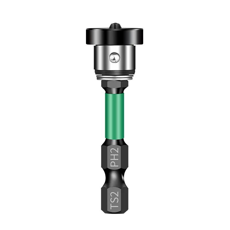Cross-head Screwdriver Bit with Strong Magnetic Ring, Anti-slip, High Hardness, Positioning, and Limit for Carpentry Specialty