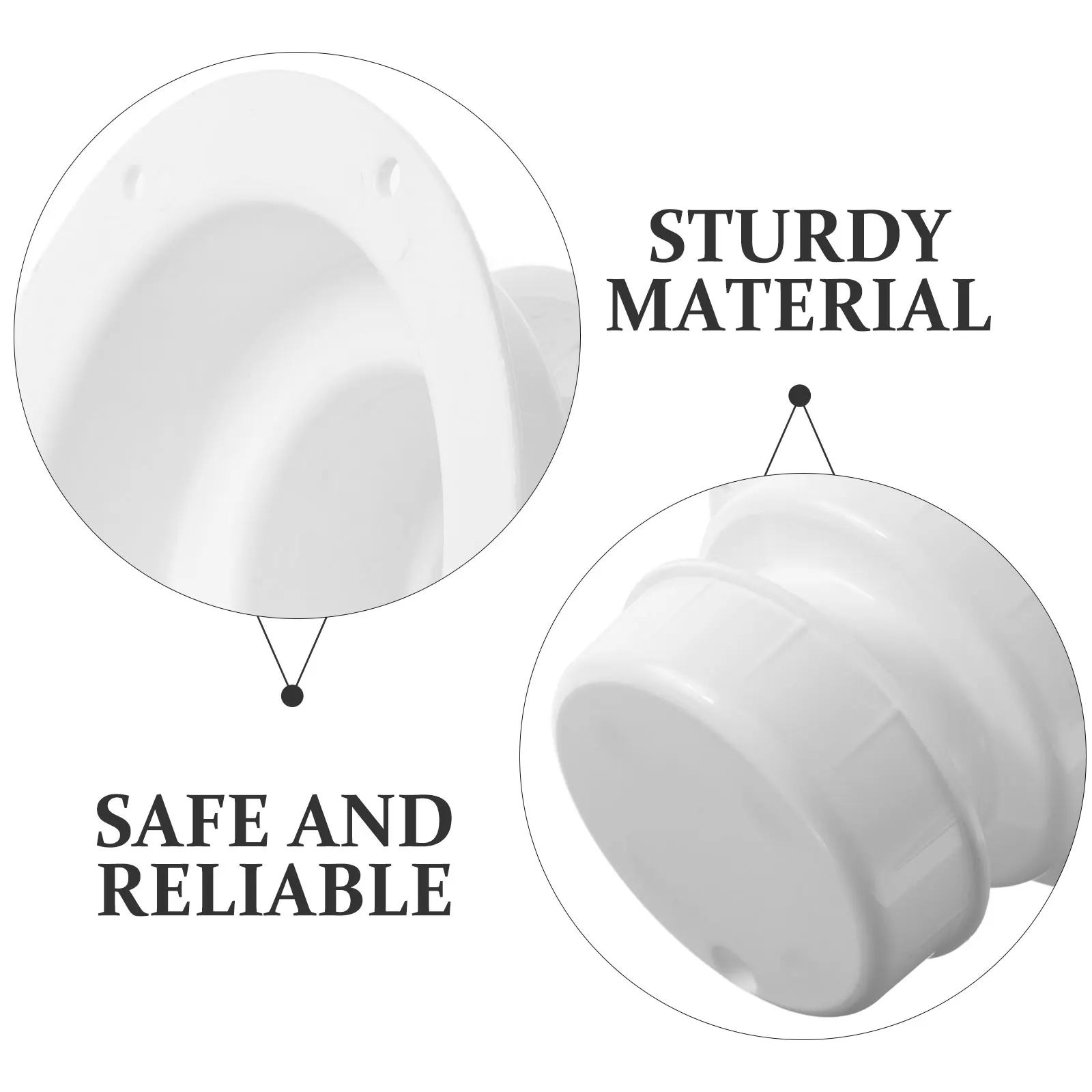 

Roof Ventilation Cover RV Plumbing Tubing Cap Sewer Trailer Plastic Attic Air Circulation Weather Resistant Easy Installation