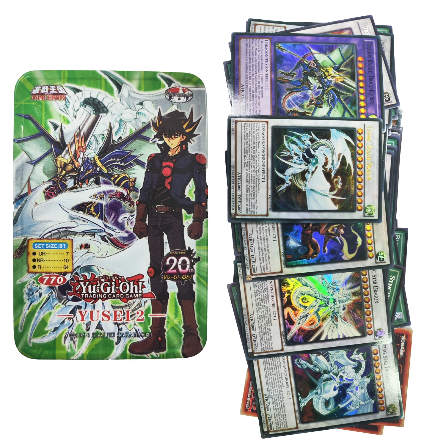 Karty Yu Gi Oh TRAPTRIX TRAP PACK Card Deck English TCG Holographic Golden White Dragon Duel Game Collection Card with Tin Box