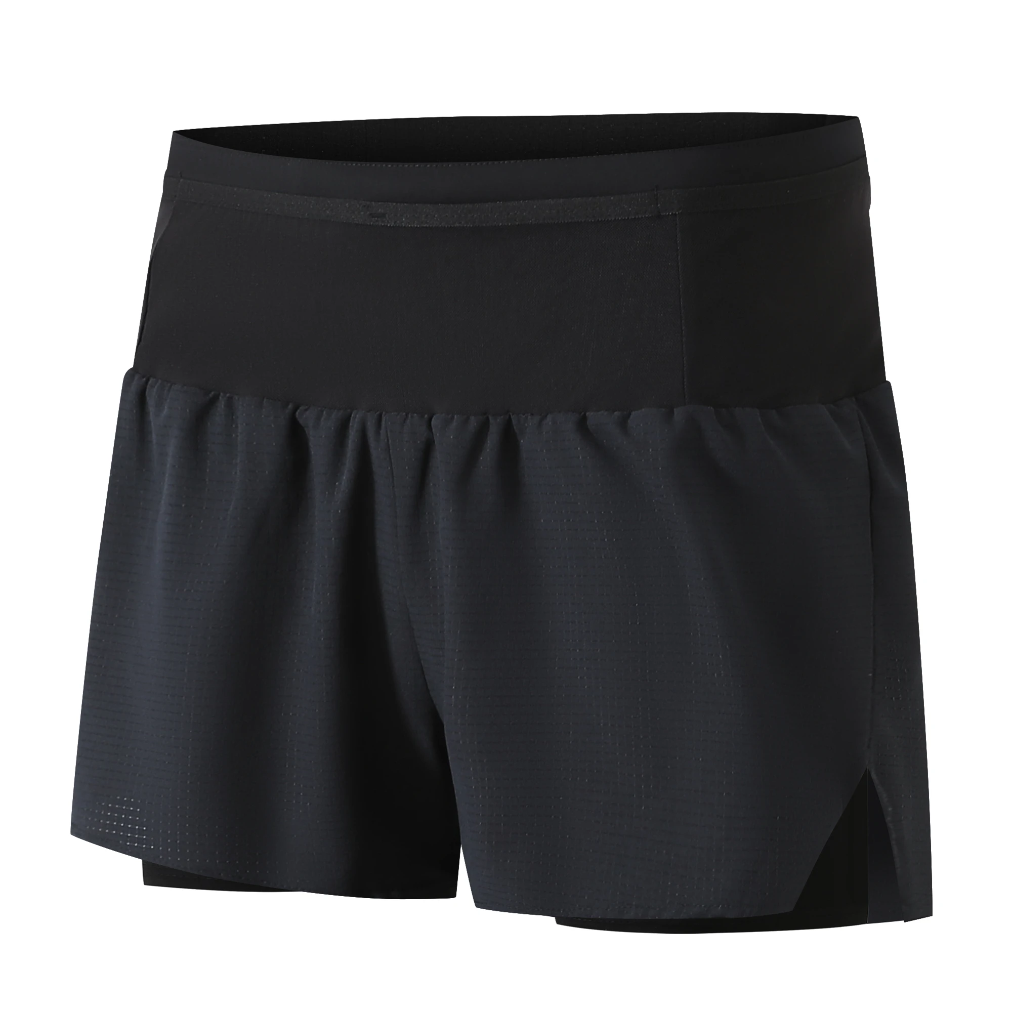 Herren 2-in-1 Marathon-Laufshorts mit Taschen für Outdoor-Sport, Training, Fitness, Wandern, Atmungsaktiv und Schnelltrocknend – Detail 9