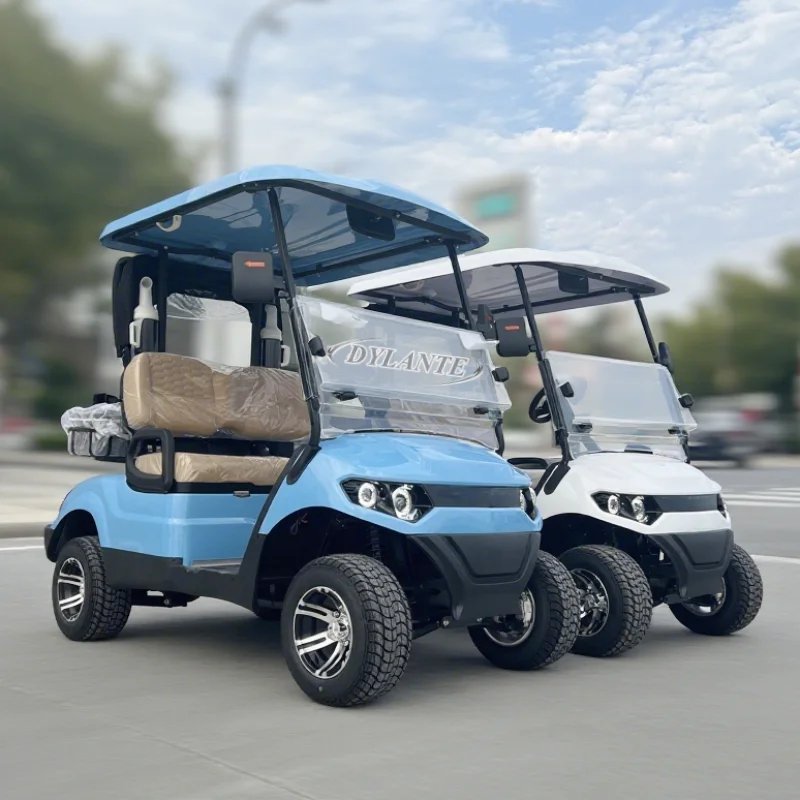 صنعت الصين عربة جولف كهربائية 2 4 6 8 10 مقاعد تعمل بالبطارية CE مع لوحة شمسية