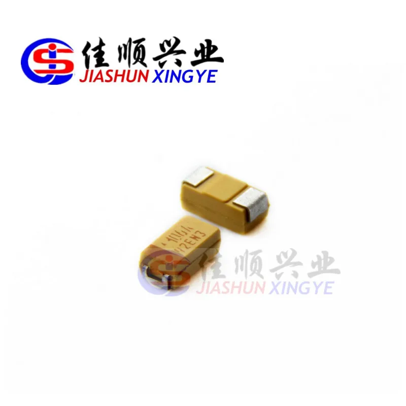 50PCS TAJA106K010RNJ 	10 µF Molded Tantalum Capacitors 10 V 1206 (3216 Metric) 3Ohm CAP TANT 10UF 10% 10V 1206