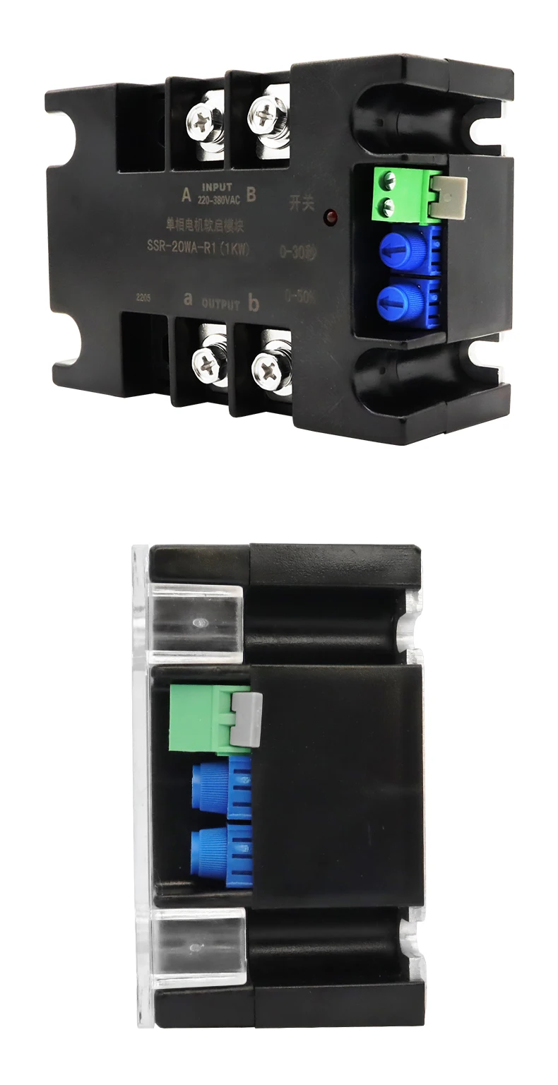 Einphasiger Intelligenter Motoranlaufregler Softstart-Modul für Wasserpumpenmotor 2KW 4KW 6KW 8KW Lüfter – Detail 10