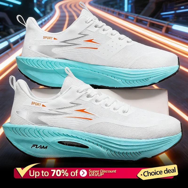 Marathon Men Sports Speciality Running Shoes Carbon Board Breathable Lightweight Women's Comfortable Athletic Nonskid Sneakers