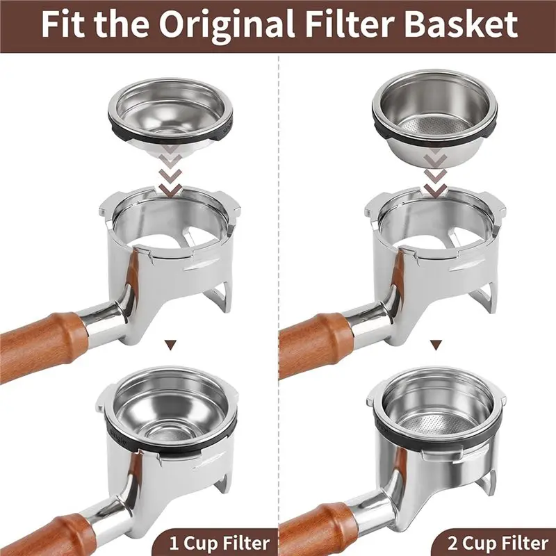 ABKS-54Mm Bottomless Portafilter For Ninja Luxe Café Premier