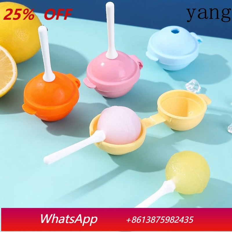 

LMM Creative Lollipop Ice Hockey Ice Cream Mould Supplementary Food Frozen Grid Food Grade Household Ice Grid
