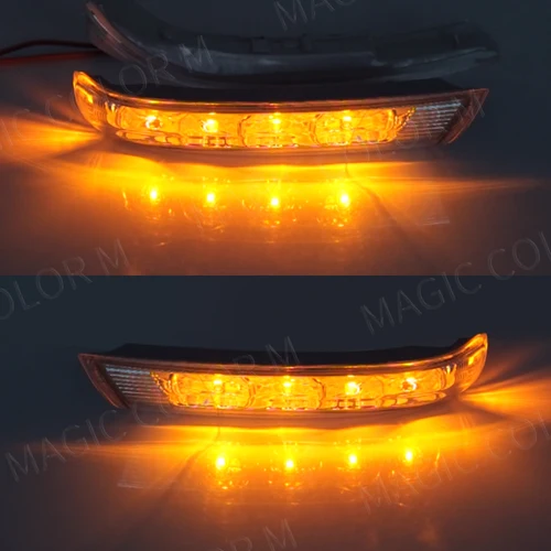 Imagen 2 del producto Lámpara de señal de giro para espejo retrovisor lateral, luz LED para Hyundai Santa Fe, Fantafe, Veracruz, IX55, años 2007 a 2012