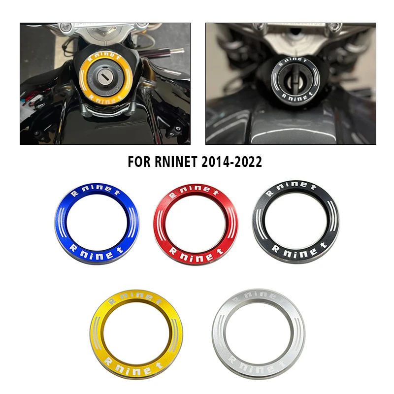 Para BMW R NINET Scrambler Racer Pure Urban GS R9T 2014-2023 2021 2022 accesorios de motocicleta cubierta de bloqueo de arranque llave Rin