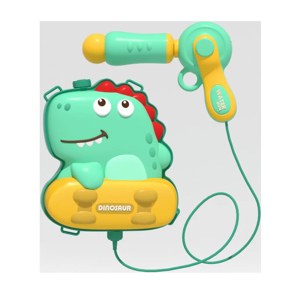 กระเป๋าเป้สะพายหลังการ์ตูน Water Blaster สําหรับเด็กสายรัดดึงสเปรย์ของเล่นกลางแจ้งฤดูร้อนน้ําสนุกชายหญิง Splash Shooter