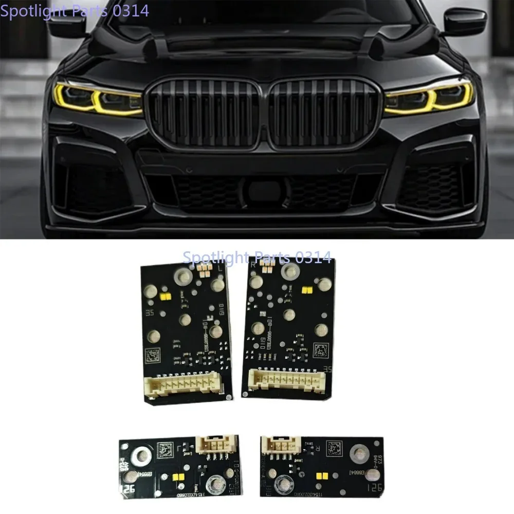 

NEW OE# 63119498407 63119498408 For BMW 7 Series G11 G12 2019 2020 2021 Headlight DRL Module LED Module Lemon Yellow EU Car