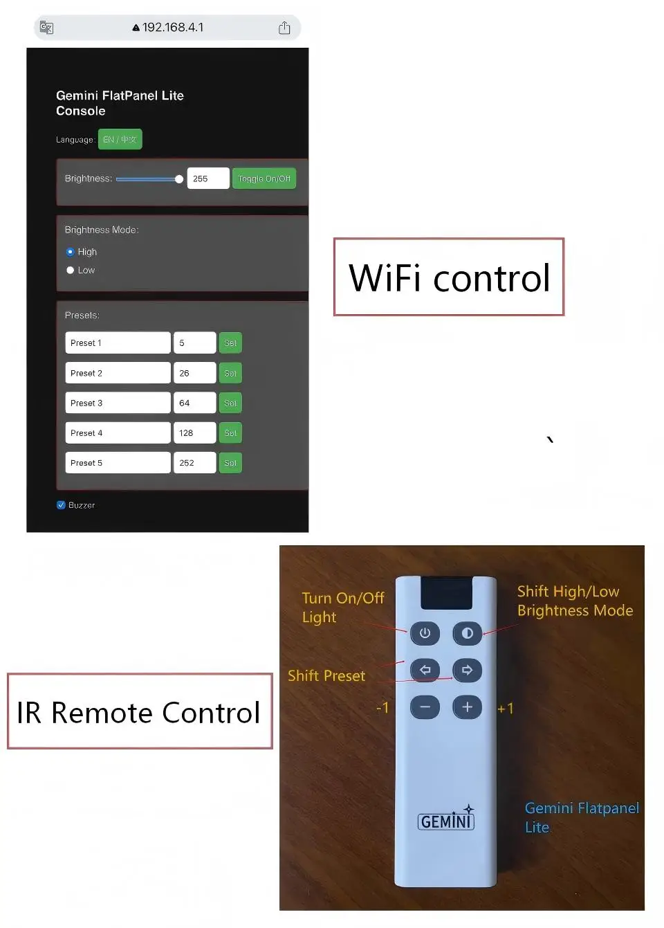2026 Neues WiFi Gemini Astro Handheld-Flachpanel für Deep-Sky-Astrofotografie – Tragbare flimmerfreie LED-Leuchte mit ASCOM/NINA-Unterstützung – Detail 4