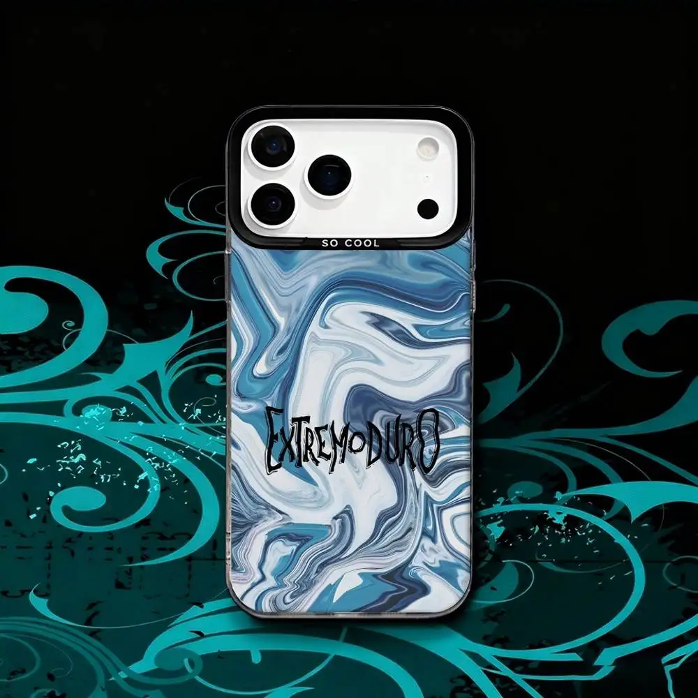 Band E-Extremoduro Canciones  Phone Case For iPhone 17,16,15,14,13,12,X,8,Pro,Max,Plus,SE4,Air,Mini HD Black IMD Matte