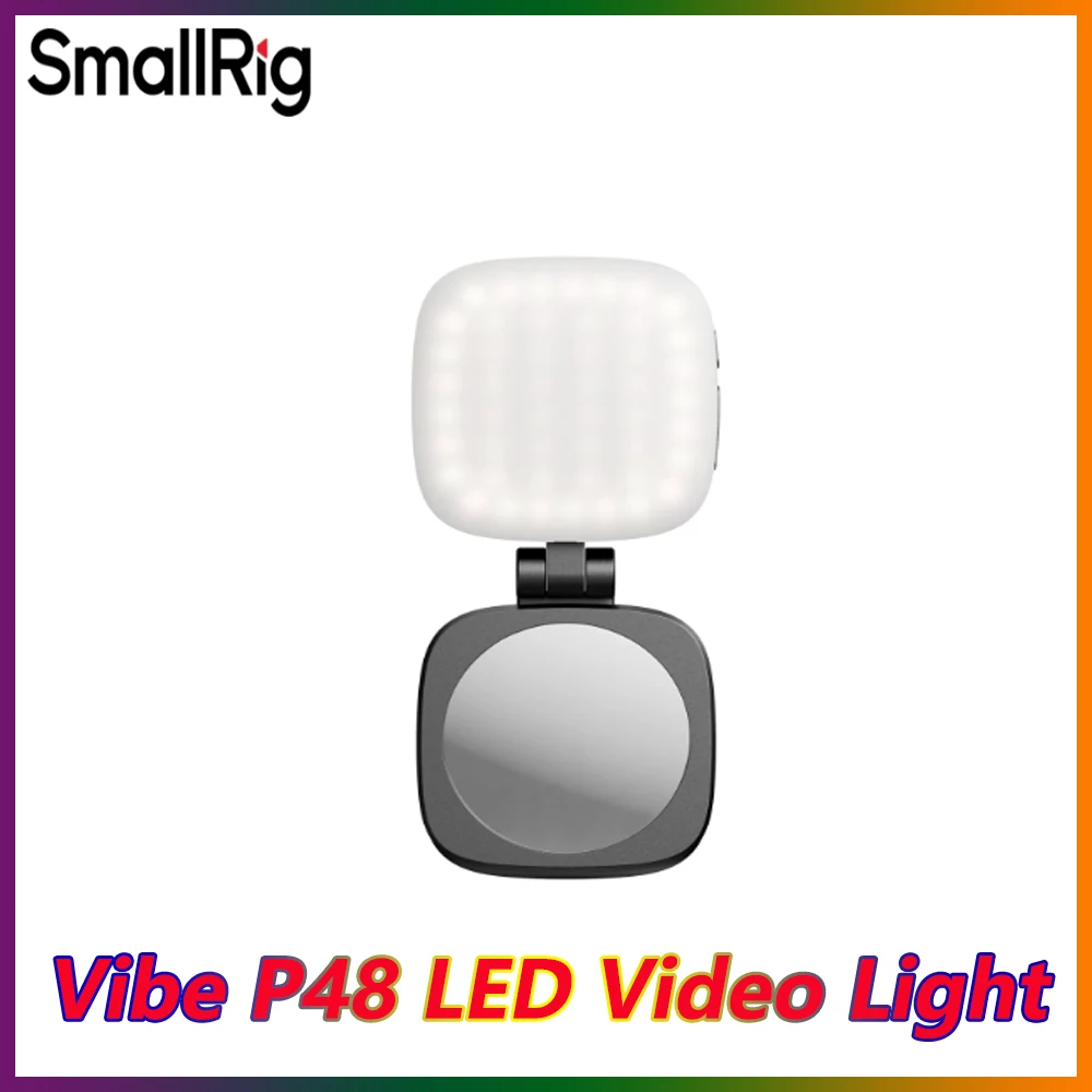 SmallRig Vibe P48 Detachable Mobile Phone LED Video Light  Fill Light Bi-Color MagSafe Pocket Light for Selfie Video Vlog