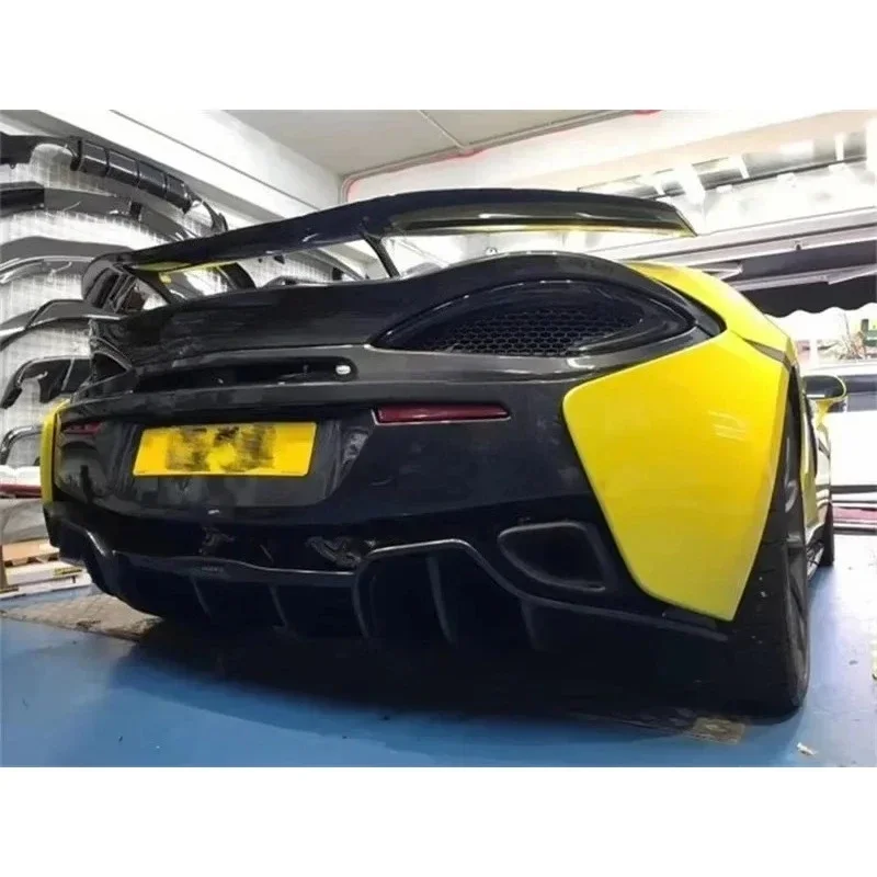 Real Carbon Fiber Rear Trunk Top Spoiler Racing Wing for McLaren 540C 570S 570GT NC Style Spoiler 6