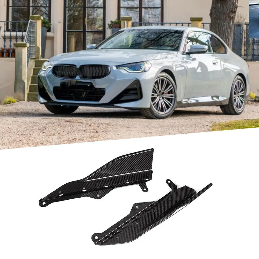 

Dry Carbon Fiber Car Side Skirts Splitters Aprons Body Kits for BMW 2 Series G42 M235i M240i Coupe 2022 + FRP