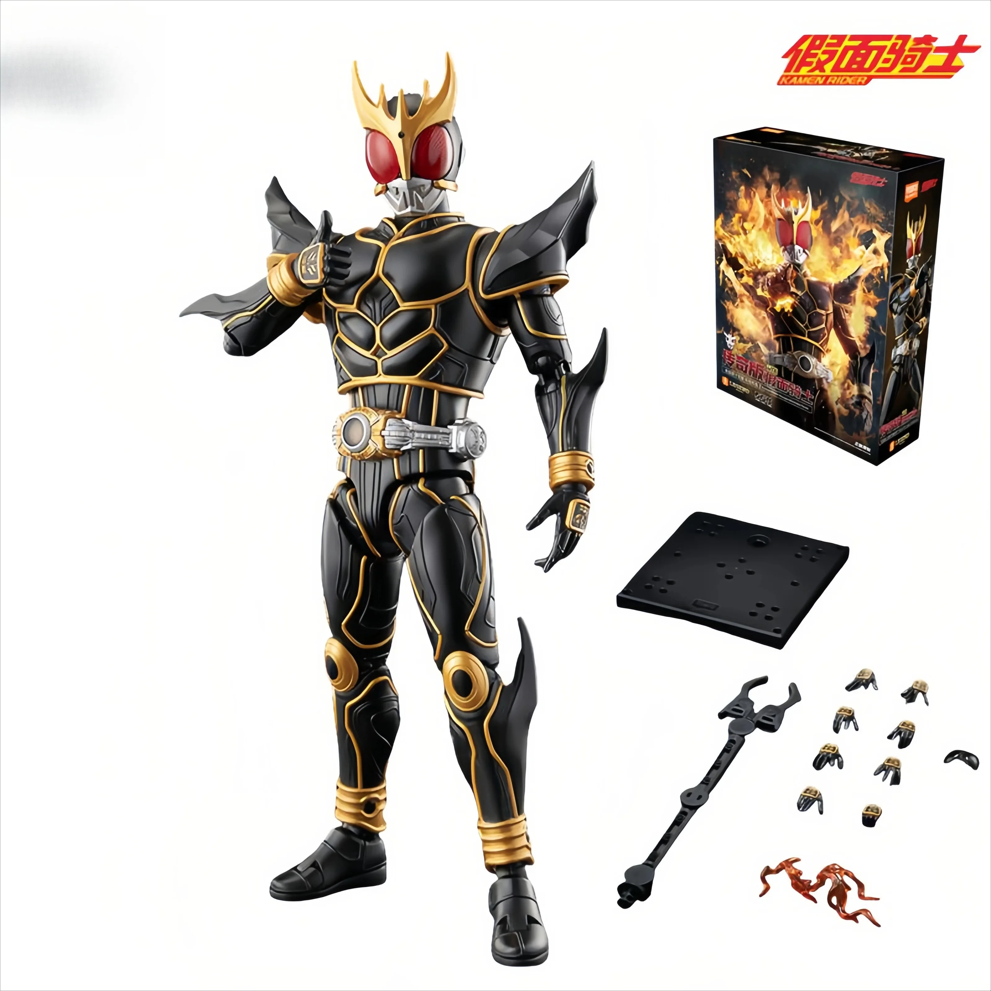 Bloks Masked Rider Action Figure e kit de modelo de motocicleta - Kuuga & Shin Kamen Rider Classic Collection Edition, presente colecionável