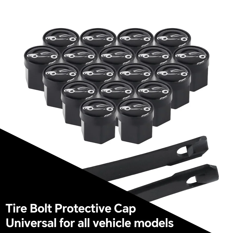 20PCS Car Wheel Caps Bolts Cap For Wuling Bingguo Baojun kiwi Ev Air Ev Tire Nut Caps Automotive Wheel Hub Nut Protective Cap
