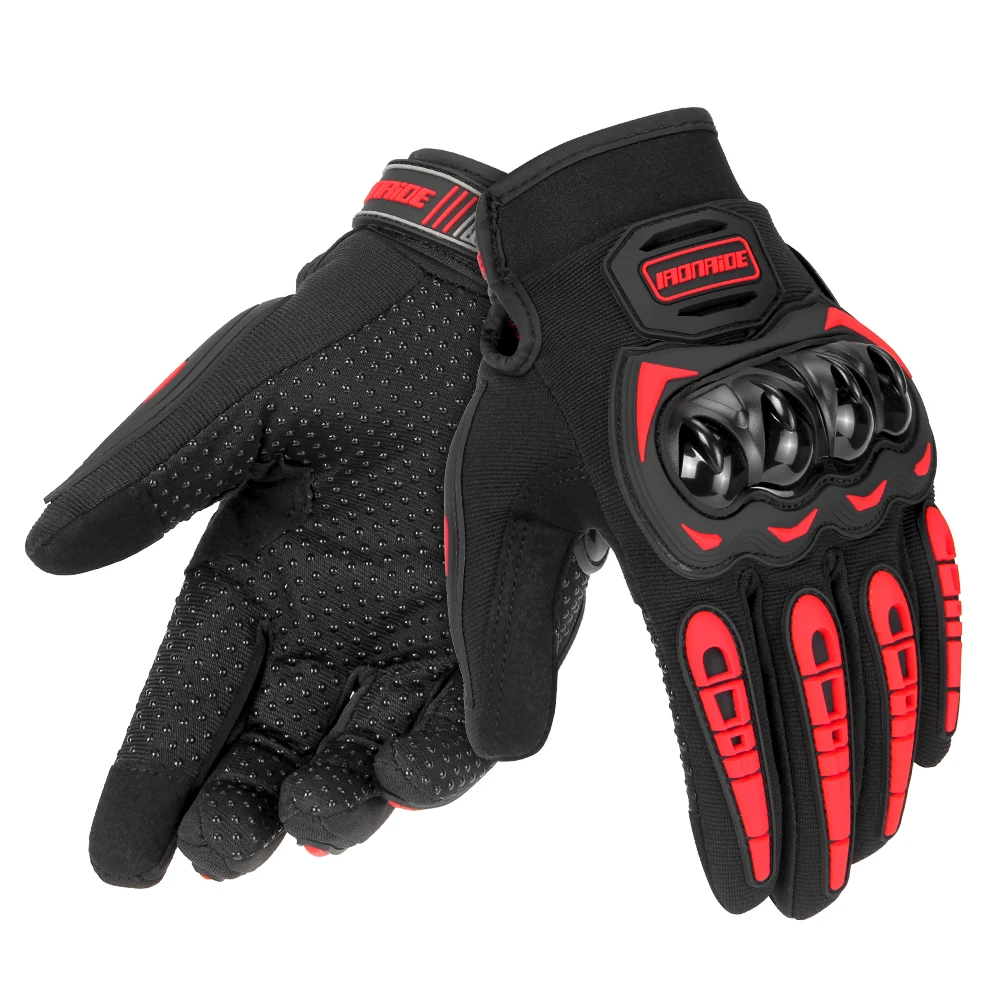 Motorradhandschuhe Tragbarer Moto Motocross Atem Touchscreen Racing Motorrad Fahrrad Schutzausrüstung Sommer Schwarz Blauer Handschuh