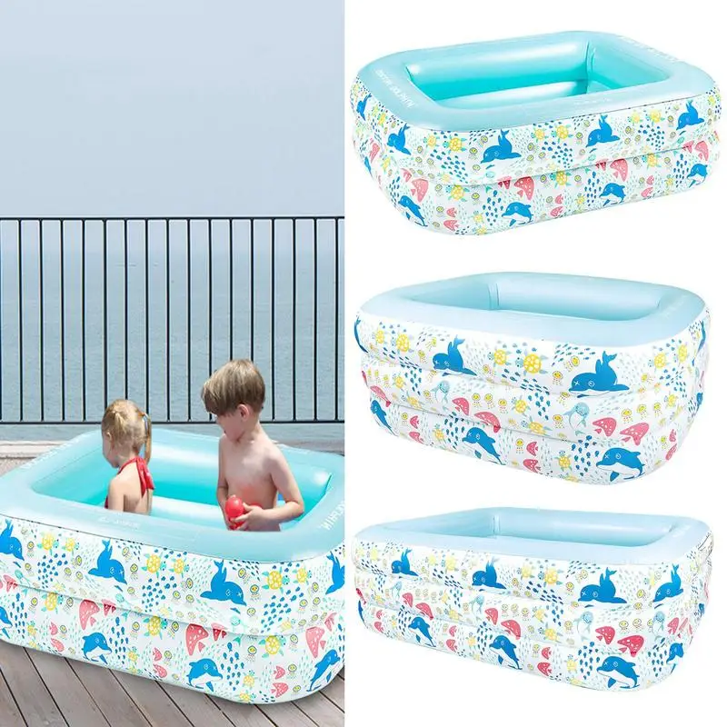 Aufblasbarer Pool Kinder Erwachsene Strand Pool Kinder Baby Schwimmbäder Sommer Indoor Outdoor Party Spielzeug für die ganze Familie