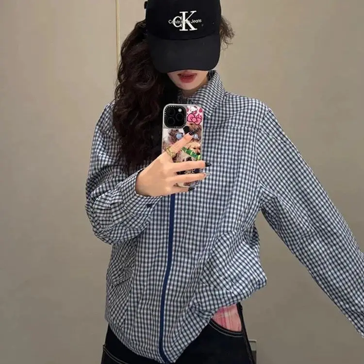 

Blue Light Sun Protection Long-sleeved Shirt Women's Summer New Loose Shirt Jacket Top