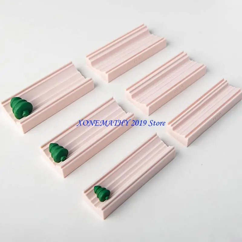 

F42F Регулируемый ролик для рождественской елки из бисера 3 размера, полимерная глина, набор украшений «сделай сам»